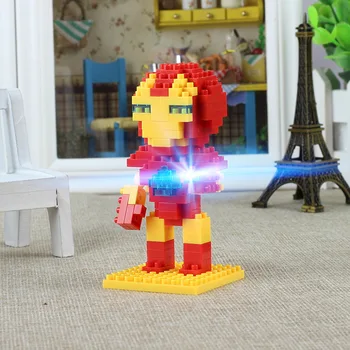 Malé stavebným Iron Man, Thor Robert Bruce Banner Kompatibilné Akcie Obrázok Hračky Model Vzdelávacie Hračky pre Deti Deti