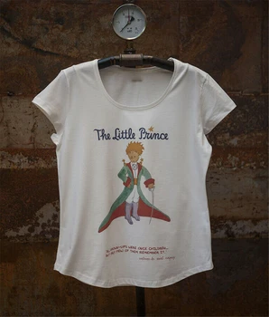 Malý Princ Ženy T-Shirt Top Tee Oblečenie Vtipný Tee Tričko