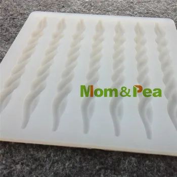 Mama&Pea CX056 Kvalitné Lano Tvarované Silikónové Formy Čokoláda Formy Cake Decoration