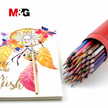 M&G Ceruzka, Akvarel 12/24/36/48 Farby Papiernictvo Študent Ceruzky Pre Školy Grafické Efekty Farebné Ceruzky Pre Kreslenie Office
