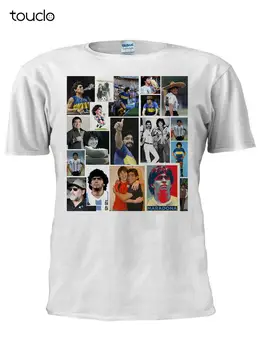 Maradona T-Shirt Diego Koláž Futbal Športová Legenda Argentína Tričko RIP 1960-2020