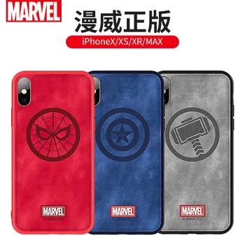 Marvel pre iPhone X/XS Telefón Prípade S full-dĺžka handričkou kryt, ktorý odoláva pádu