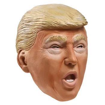 Mascarello Donald Trump Maska Rave Vymazať Cosplay Kostým Latex Realistické Masky USA Prezident Pokrývky hlavy Halloween Masky Darček