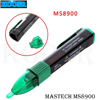 MASTECH MS8900 Non-kontakt AC Napätie Detektora Tester 100-240V Senzor Pero zvuk, svetlo a alarm