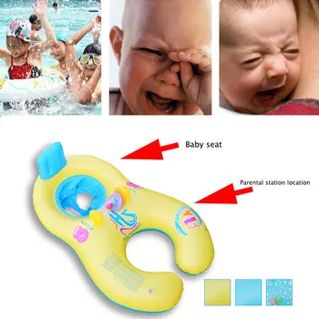 Matka Dieťaťa Rodič-dieťa Interaktívne Plávanie Krúžok Sídlo Float Dieťa Dieťa Nafukovacie Float Pláž, Kúpanie, Plávanie Príslušenstvo