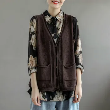 Max LuLu Čínsky Módny Štýl 2020 Jeseň Dámske Ležérne Oblečenie Dámske Vintage Voľné Tričká Žena Pletené Svetre Plus Veľkosť