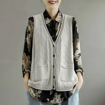 Max LuLu Čínsky Módny Štýl 2020 Jeseň Dámske Ležérne Oblečenie Dámske Vintage Voľné Tričká Žena Pletené Svetre Plus Veľkosť