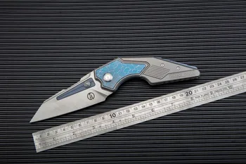 Maxace Zerg skladací nôž M390 čepeľ z Uhlíkových vlákien vložiť