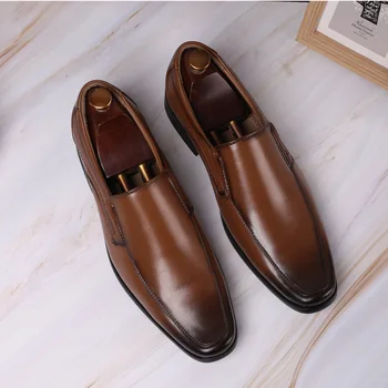 Mazefeng Klasické Obchodné pánske Oblečenie Obuv Módne, Elegantné Formálne Svadobné Topánky Mužov Pošmyknúť na Úrad Oxford Topánky pre Mužov 2020