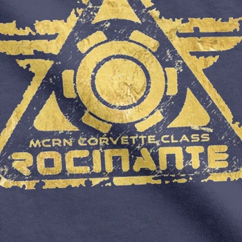 Mcrn Rocinanti Rozlohu T Shirt pre Mužov Čistej Bavlny T-Shirts Sci-fi Televízny Seriál, sci-fi, Tričká Krátky Rukáv Topy