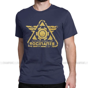 Mcrn Rocinanti Rozlohu T Shirt pre Mužov Čistej Bavlny T-Shirts Sci-fi Televízny Seriál, sci-fi, Tričká Krátky Rukáv Topy