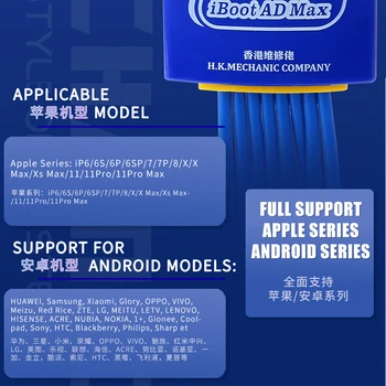 MECHANIK iPhone/Android Prepínač Napájania Test Kábel Mobile Boot Linka Pre iP6/7/8/X/XS MAX/11/, 11Pro, Samsung Huawei Oppo Xiao