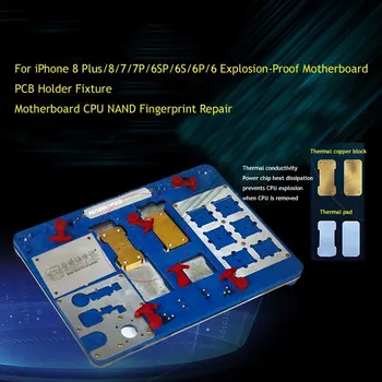MECHANIK Multi-Function nevýbušnom Doske CPU NAND Odtlačkov prstov Opravy PCB Držiteľ Zariadenie Pre IPhone 8P /8/7 P/ 7 / 6S