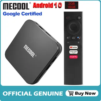 Mecool KM9 Pro 2G RAM 16 G ROM Android 10.0 TV Box Amlogic S905X2 2.4 G WiFi 4K Certifikované spoločnosťou Google Google Cast Konzoly