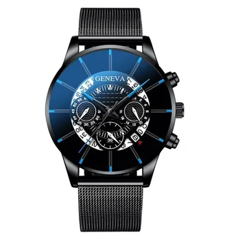 Mei hot štýl modrá ihly vine han edition sledujte fashion kalendár oka pásu rozsahu mladí muži muži quartz hodinky