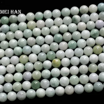 Meihan doprava Zadarmo (40 korálky/set/70g) fyzická 10 mm Barme jadeite kolo hladké kamene, perly pre šperky robiť dizajn alebo urob si sám