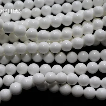 Meihan doprava Zadarmo (5 prameňov/set) fyzická 6 mm hrebenatka shell perly pre šperky robiť dizajn alebo darček