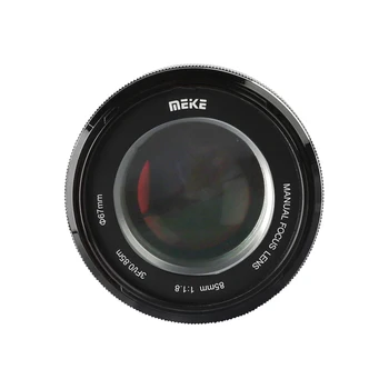 Meike 85mm F1.8 Full Frame /APS-C Manuálne Zaostrenie Portrét Objektív pre Sony E-Mount A6000 A6300 A7 A7II A7III NEX-3 A NEX-5 NEX-7 Fotoaparát