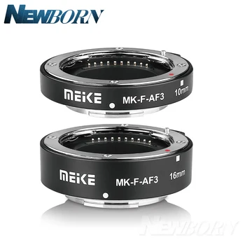 Meike MK-F-AF3 Kovové Automatické Zaostrovanie, Makro, Predlžovacie Rúrky 10 mm 16 mm pre FUJIFILM XPro2/XT1/XA2/XE2/XE2s/X70/XE1/X30/X70/XM1/XA1/XPro1