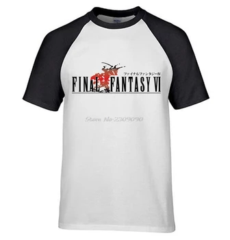 Mens Anime Hry Final Fantasy VII, FF7 T-shirts Biela Bavlna Raglan rukáv O-Neck Tričko Topy Tees