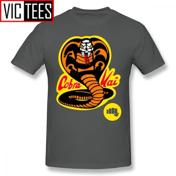 Mens Cobra Kai T Košele Karikatúra Tlače Cobra Kai T-Shirt Muž Tee Tričko Vytlačené XXX Bežné Roztomilý Bavlna Tričko