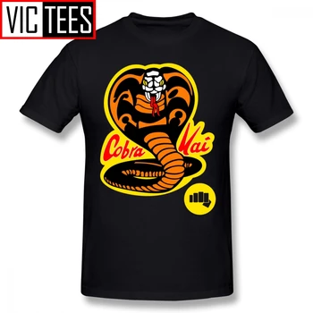 Mens Cobra Kai T Košele Karikatúra Tlače Cobra Kai T-Shirt Muž Tee Tričko Vytlačené XXX Bežné Roztomilý Bavlna Tričko