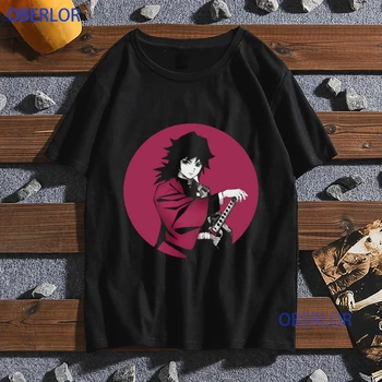 Mens Pohode Streetwear Anime Shinobu Kocho T-Shirt Bežné Ullzang Tričko Tlač Mužské Oblečenie Zábavné Camiseta Hombre