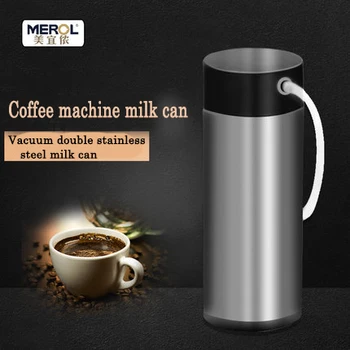 MEROL Plne automatický kávovar príslušenstvo Vysávače dvojité nehrdzavejúcej ocele mlieko nádrž Frother Jura kávovar Mlieko Ventil