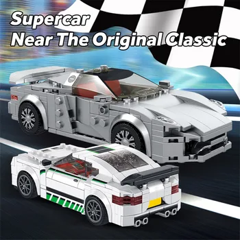Mesto Speed Racer Supercar Závodné Športové Auto Model Stavebné Bloky Technic Creator Vozidlo Tehly Vzdelávacie Hračky pre Deti,
