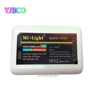 Miboxer FUT037 Wireless 2.4 GRF 4-Zóna Bezdrôtová RGB LED Regulátor pre Flexibilné 5050 3528 RGB Led Pásy Svetla