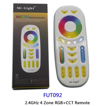 MiBOXERAC110V 220V GU10 MR16 4 W RGB+SCS LED Reflektor 2.4 G Diaľkový ovládač FUT103/FUT104/FUT089/FUT092/B8/B4/T4/WL-Box1