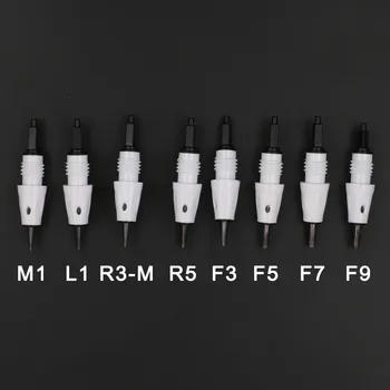 Microblading 25 ks Tetovanie Ihiel Cartridge M1 L1 R3 R5 F5 F7 Ihiel Použitých pre Artmex V8 V6 V3 PMU Semi Permanentného make-upu Stroj