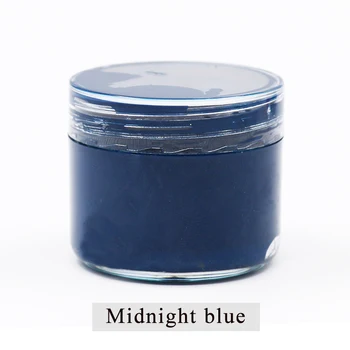Midnight Blue Koža Farba Obuvi Krém Akrylová Farba pre Topánky Gauč Oblečenie Umelej Kože Opravy Starostlivosti Zmena Farby 30ml