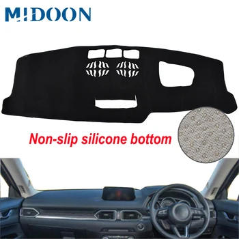 MIDOON Auto Panel Kryt Dash Mat Podložku Koberec Dashmat Anti-UV Pre Mazda CX-5 CX5 MK2 2017 2018 2nd Gen S Displeji