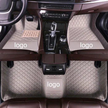 MIDOON kožené Auto podlahové rohože pre LEXUS JE séria 200 300 300C 250 250 ° C. 2005-2012 Vlastné auto nohy Podložky automobilový koberec kryt
