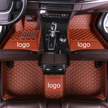 MIDOON kožené Auto podlahové rohože pre LEXUS JE séria 200 300 300C 250 250 ° C. 2005-2012 Vlastné auto nohy Podložky automobilový koberec kryt