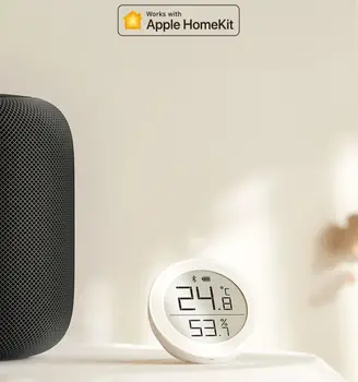 Mijia Qingping Bluetooth Teplomer Vlhkomer Teplota a Vlhkosť, Senzor podpora pre Apple Siri a HomeKit