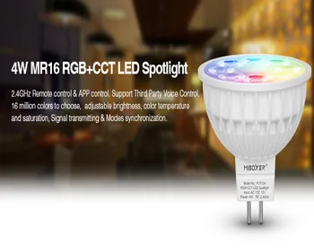 Milight 2.4 G RF FUT103/FUT104/FUT105/FUT106 GU10 4W RGB+SCS 4W MR16 RGB+SCS 6W GU10 RGB+SCS LED Reflektor, 12W RGB+SCS LED Žiarovka