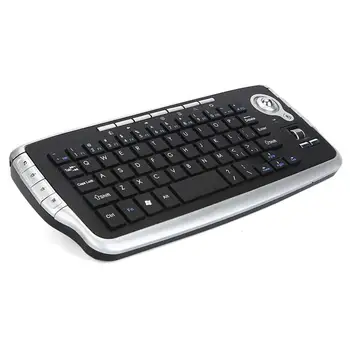 Mini 2.4 G Wireless Keyboard Klávesnica, Trackball Prenosné Multifunkčné zariadenie Trackball Myši Multimediálne Hmatníkom pre Domáce HTPC