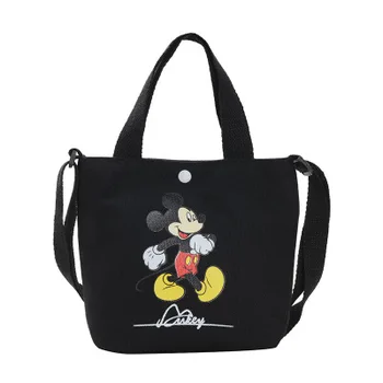 Mini Batoh Disney Mickey Minnie Mouse Diagonálne Rameno Taška Prenosná Kórejský Plátno Malá Taška Dieťa Dievčatá Mince Kabelku Taška Dievčatá