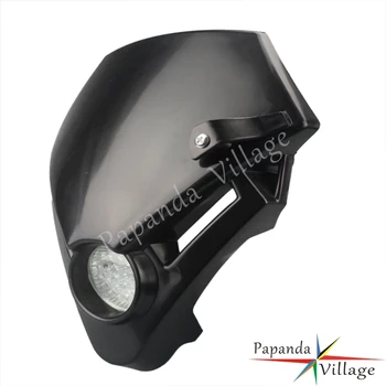 Mini Dirt Bike Motorke Univerzálny Vision LED Reflektor Kapotáže Pre GASGAS TXT PRO 280 125 Závodné Motokrosové Svetlomet Čierna