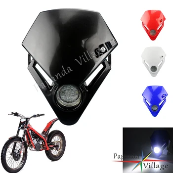 Mini Dirt Bike Motorke Univerzálny Vision LED Reflektor Kapotáže Pre GASGAS TXT PRO 280 125 Závodné Motokrosové Svetlomet Čierna