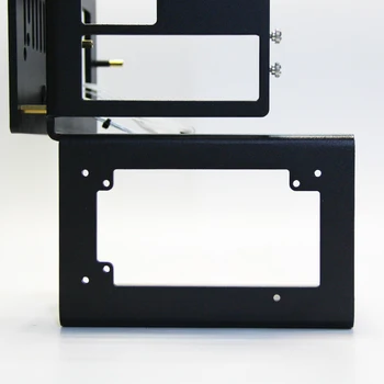 Mini-ITX hliníkovej zliatiny úplne otvorené, vodou chladený šasi DIY test platforma podporuje SFX ATX výkon grafickej karty vertikálny stojan