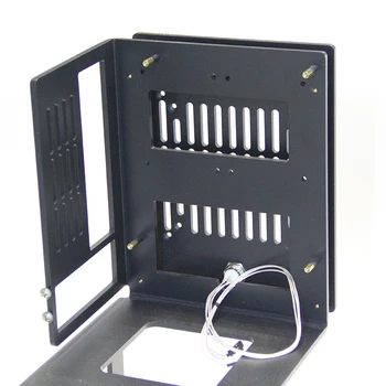 Mini-ITX hliníkovej zliatiny úplne otvorené, vodou chladený šasi DIY test platforma podporuje SFX ATX výkon grafickej karty vertikálny stojan