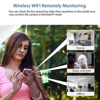 Mini Kamera, Bezdrôtové wifi 1080P Dohľadu Bezpečnostné Nočné Videnie Pohybu Zistiť Videokamera Baby Monitor IP Cam