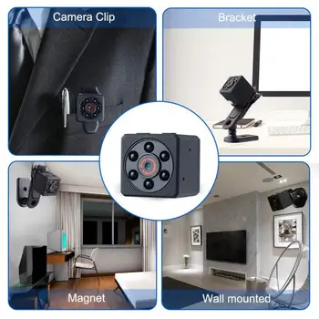 Mini Kamera HD 960P WIFI Senzor Nočné Videnie Videokamera Pohybu DVR Mikro Kamera Šport DV Video Malá Kamera Cam SQ 11 S Box
