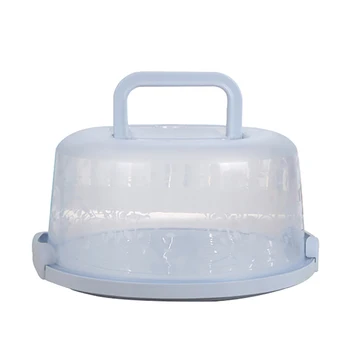 Mini Kolo Tortu Kontajner Podnosy Plastové Cake Box Prenosný Skladovanie Potravín Box Udržať Čerstvé Koláče