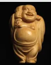 Mini krušpán sochu Budhu Prívesok socha ornament Budhistický mních o 40 mm Maitreya Shakya Muni remesiel obrázok figúrka dekor