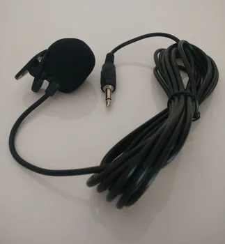 Mini Káblové Mic pre Auto Android Wince Gps Externý Mikrofón DVD Rádio Stereo Prehrávač HeadUnit 3 M Konektor Mic Bluetooth Mono 3,5 mm