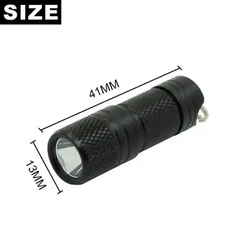 Mini LED Baterka USB Nabíjateľné Keychain Horák, Prenosné, Nepremokavé Biele Svetlo Malé Lanterna Keychain Lampa s Batériou